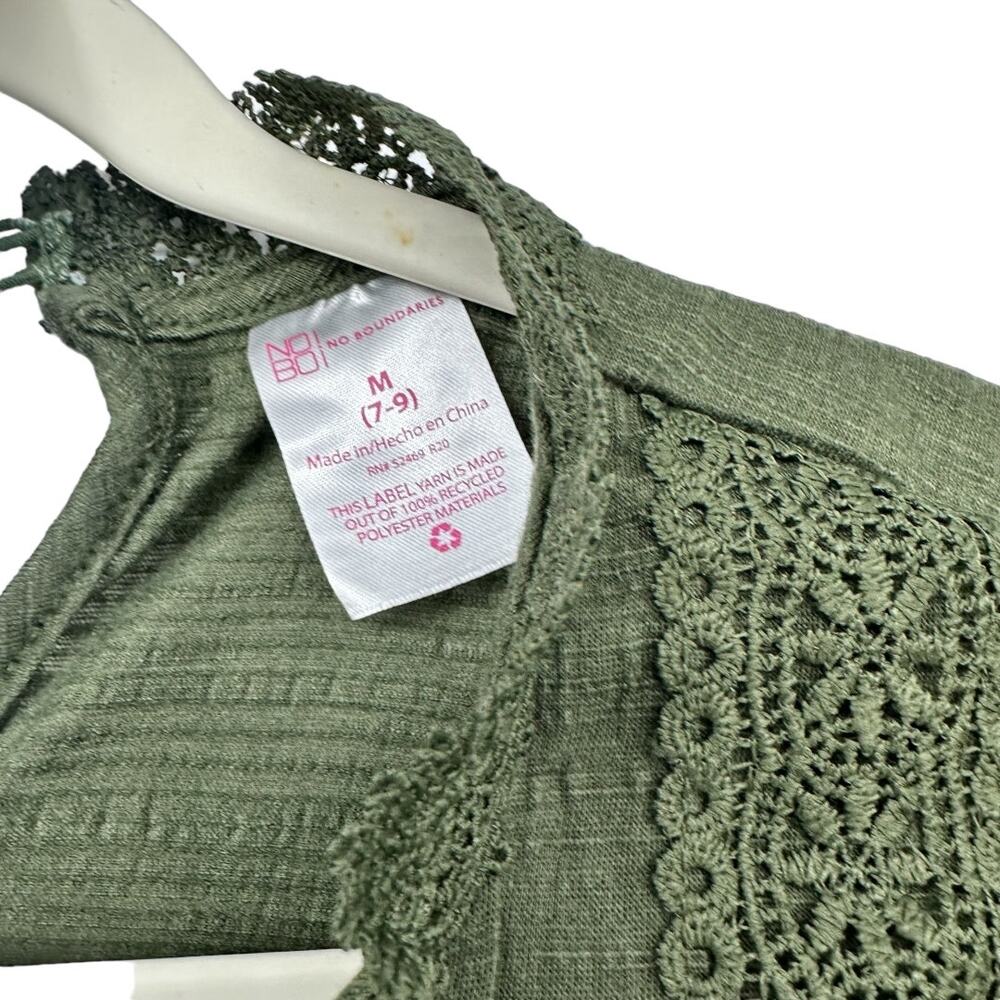 No Boundaries Green Top Medium 7/9 - Picture 4 of 5